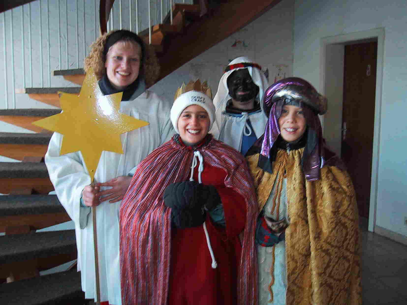 Steffi, Sonja, Michael und Dominik